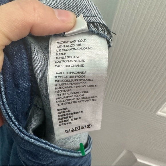 Free People We The Free Women’s Size 0 Denim Wrap Mini Short Skirt - Picture 9 of 9